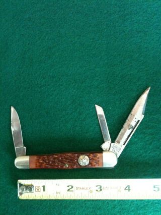 Vintage Folding Pocket Knife Bsa Boy Scouts Of America Camillus Utility Camping