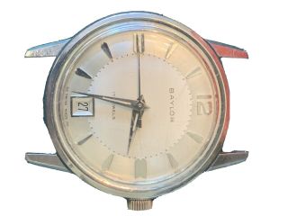 Vintage Mens Baylor Automatic Stainless Watch W/date