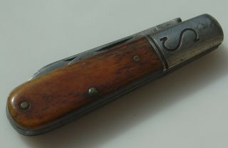 Vintage Scco Schrade Cut Co Walden Pocket Knife S Bolster Restore
