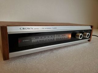 Vintage Crown Fm - 300 Solid State Am/fm Stereo Tuner