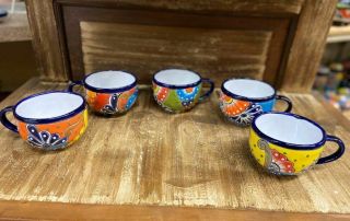 Talavera Cup Large Mexican Pottery Cappuccino Or Tea Ceramic 1 Cup Per Order