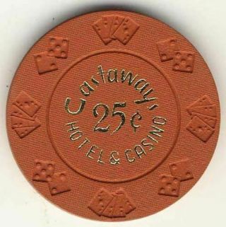 Castaways Casino Las Vegas Nv 25cent Chip 1967