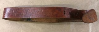 Vintage Davy Crockett Belt Missing Belt Buckle Cowhide 26 (d18)