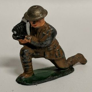 Vintage Barclay Army Soldier With Camera E39