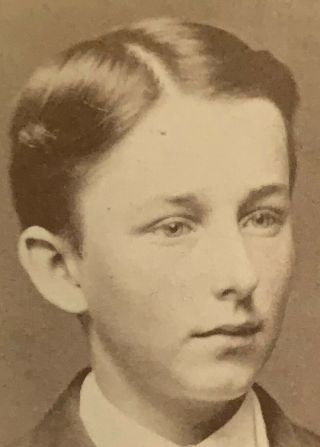 CDV A Handsome Young Boy On The Verge Of Manhood A Kind Expression no ID 2