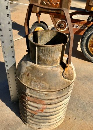 Vintage Measured 5 Gallon Boyco Union Oil Company Of California Can Shop Metal