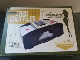 Wembley Casino And Lounge Automatic Card Shuffler With One Deck Of Cards