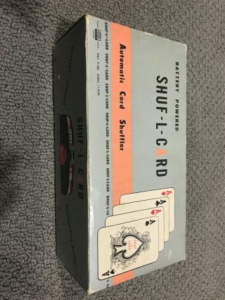 Vintage Shuf - L - Card Automatic Card Shuffler