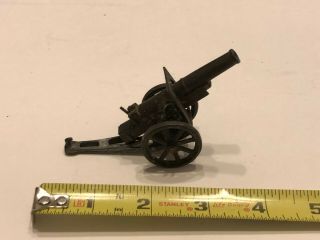 Vintage Lead Toy Soldier Field Cannon