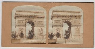 France Tissue Stereoview - Paris And L 
