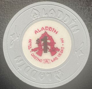 Aladdin Casino Las Vegas Nv $1 Chip 1980 Uncirculated House Mold