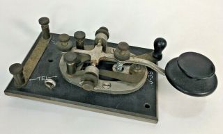 Vintage 1940s Military J - 38 Telegraph Key Ham Radio Morse Code