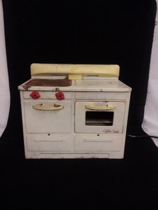 Vtg Little Lady Electric Toy Stove Oven By Empire No.  226 1950 