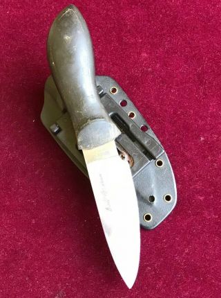Spyderco Moran Fixed Blade Knife Vg - 10 Stainless Japan W/ Sheath
