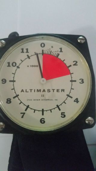 Vintage Altimaster Ii Altimeter Skydiving - Steve Snyder Enterprises