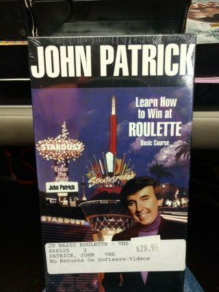 [[producttitle]john Patrick Learn How To Win At Roulette Vhs Video Tape