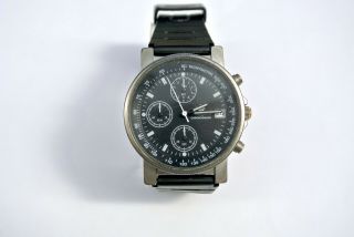 Vintage Chronograph With Date - King Quartz - Wrist Watch - Great Looking - Gwo