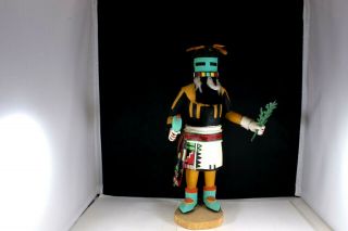 Hopi Kachina Doll Named " Nayaiyataka " (corn Dancer) W/original Info Tag 12 " Tall