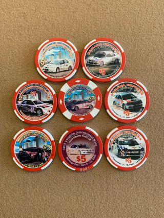 $5 Ramada Express - Eight Great Picture Chips " International Rally " Look