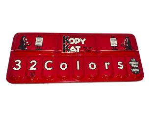 Vintage Kopy Kat Paint Box 32 Colors In Metal Box The American Crayon Company