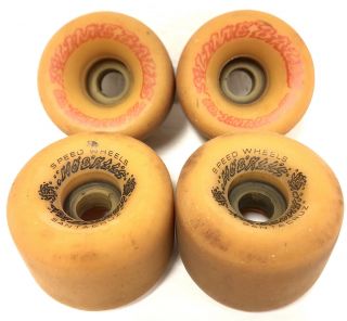 Vintage Santa Cruz Skateboard Slime Balls Speed Wheels 60mm 95a 1st Series Bones