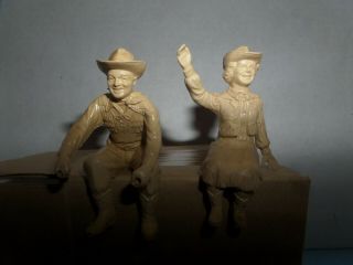 Ideal Roy Rogers And Dale Evans Figures