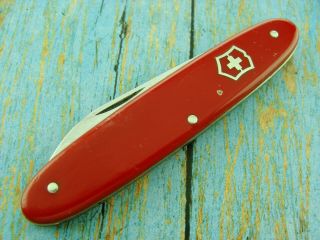 Vintage Victoria Victorinox Switzerland Swiss Army Folding Pocket Knife Knives