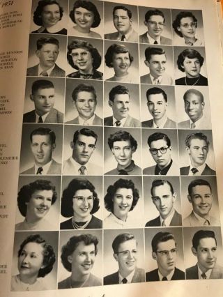Vtg.  1951 Proviso Township High School Provi Yearbook Genealogy Use Maywood,  Il