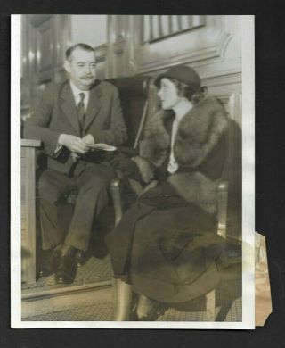 Press Photograph 1931 Actress Irene Rich Testifies To Husband 