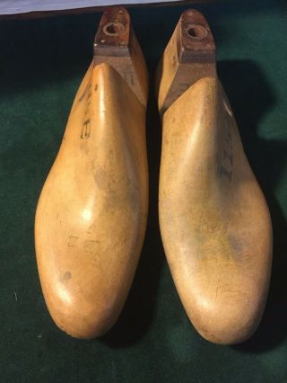 Vintage Pair Size 11 - 1/2 E Vulcan Ua Navy Industrial Shoe Factory Lasts E65