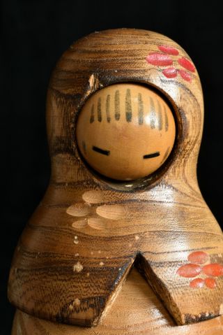 16.  5cm (6.  5 ") Japanese Sosaku Kokeshi Doll : Signed Masashi (takeda)
