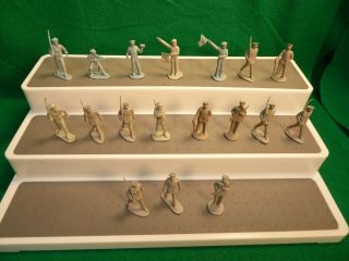 18 Vintage Marx Armed Forces Training Center Navy And Marines Soldiers 45mm