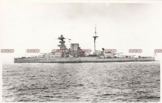 Photograph Royal Navy.  Hms " Malaya " Battleship.  Fine 1937
