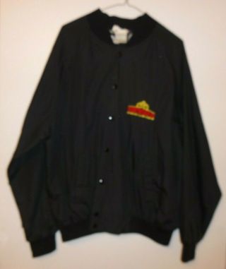Vintage Las Vegas Westward Ho Casino Black Jacket Coat Size L