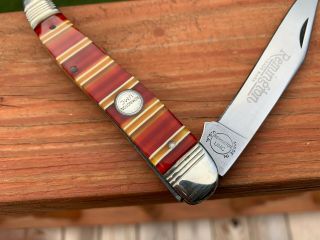 REMINGTON LARGE TOOTHPICK KNIFE FISHERMAN CANDY STRIPE R1615 w/BOX 1988 USA 3