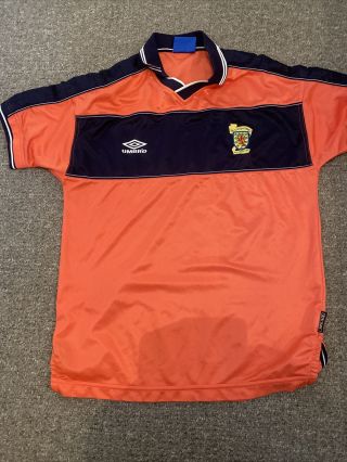 Scotland Away Shirt 1999/00 Large Rare And Vintage