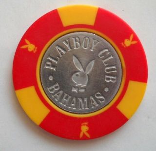 Vintage Playboy Club Bahamas $5 Chip 2