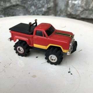 Schaper Stomper 4x4 Red Dodge Ramwagon Pickup Truck 1980s Vintage