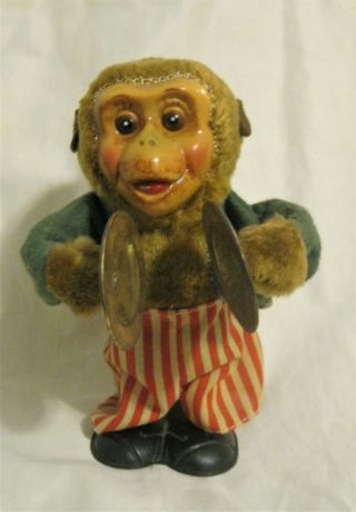 Vintage Monkey Wind - Up Toy Clapping Cymbals