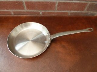 Vintage French 24cm Copper Frying Pan with Stainless Lining Weight 1.  1kgs 2