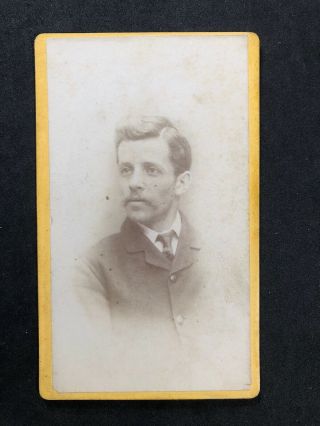 Victorian Carte De Visite Cdv: Gentleman: West Cumberland Photo Co: Workington