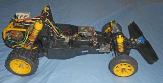 Vintage 1986 Tamiya Falcon 1:10 Scale Rc Buggy - Built Stock - For Parts/repair - Nr