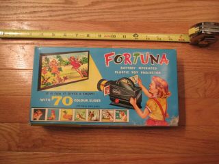 Fortuna Battery Operated Plastic Toy Projector 70 Color Slides