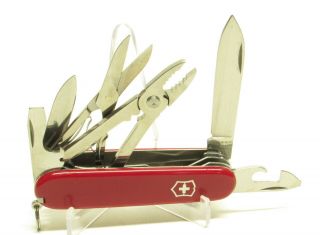 Victorinox Deluxe Tinker,  Swiss Army Knife,  With Sheath,  Pliers,  Edc,