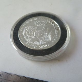 Silver Round.  999 Fine Silver Seven Dollars Golden Nugget Laughlin Nv