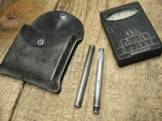 Vintage Bacharach Draft - Rite Pocket Gauge Manometer Chimney Pipe Flue Meter Tool