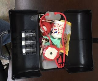 Vintage 1960s Hasbro Toyville Black Doctor Nurse Kit Bag & Accessories 3