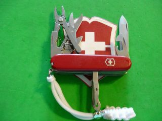 Ntsa Swiss Army Victorinox Multifunction Pocket Knife Red Deluxe Tinker