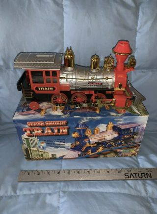 Rare Vintage Battery Operated Smokin Train In The Box