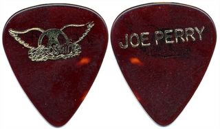 Aerosmith Joe Perry authentic vintage 1985 Done with Mirrors tour Guitar Pick 2
